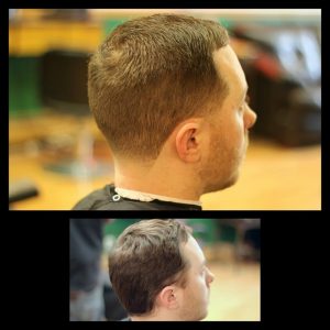 Before and after haircut photograph 1 from The Gentlemen's Club