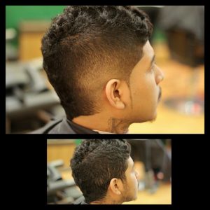 Before and after haircut photograph 2 from The Gentlemen's Club