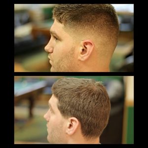Before and after haircut photograph 5 from The Gentlemen's Club