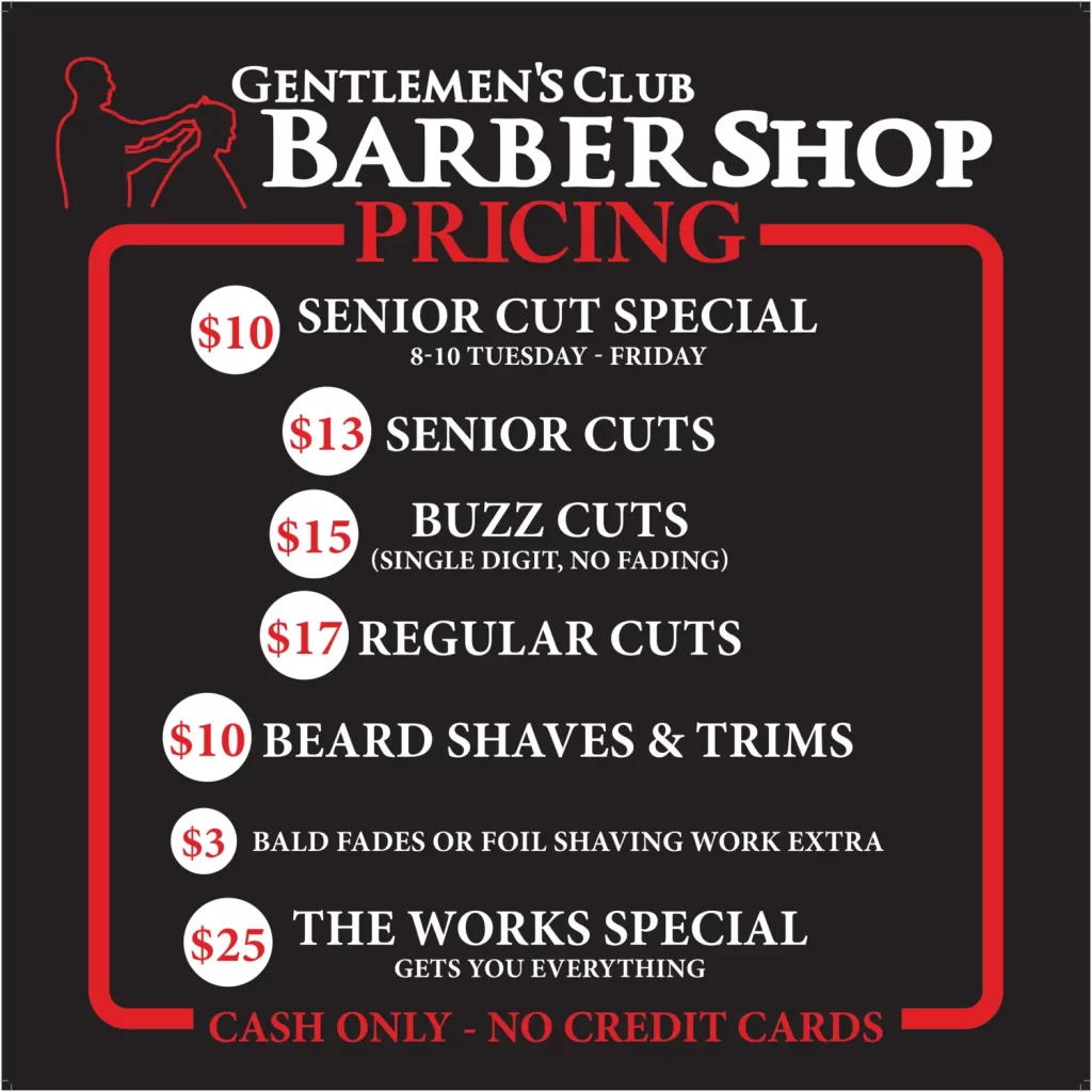 Barber Shop — Haircuts in North Tonawanda by Gentlemens Club